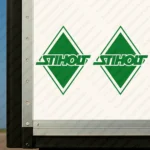 Greece Scania Truck Body Stickers, Rhombus with Stiholt Logo