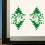 Greece Scania Truck Body Stickers, Rhombus with Griffin Head