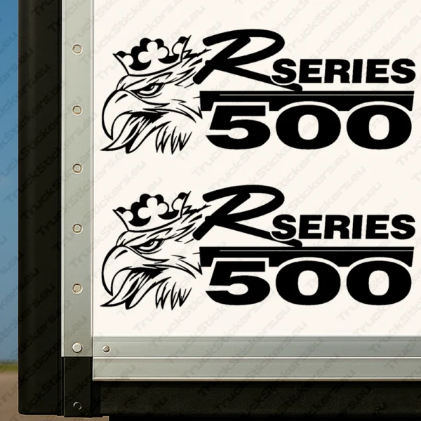 Black Scania Truck Body Stickers, R Series 500 with Griffin Head
