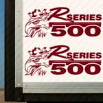 Burgundy Scania Truck Body Stickers, R Series 500 with Griffin Head
