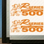 Orange Scania Truck Body Stickers, R Series 500 with Griffin Head