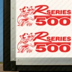 Red Scania Truck Body Stickers, R Series 500 with Griffin Head