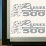 Silver Scania Truck Body Stickers, R Series 500 with Griffin Head