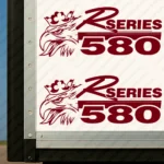 Burgundy Scania Truck Body Stickers, R Series 580 with Griffin Head
