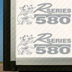 Silver Scania Truck Body Stickers, R Series 580 with Griffin Head