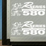 White Scania Truck Body Stickers, R Series 580 with Griffin Head