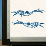 Blue Dreamcatcher Truck Body Stickers