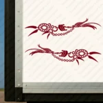Burgundy Dreamcatcher Truck Body Stickers