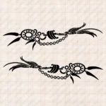 Closeup of Dreamcatcher Truck Body Stickers