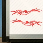 Red Dreamcatcher Truck Body Stickers