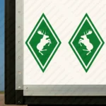 Greece Volvo Truck Body Stickers, Rhombus with Moose