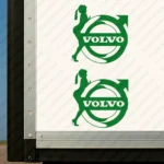 Greece Volvo Truck Body Stickers, Classic Logo with Girl