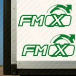 Greece Volvo Truck Body Stickers, FMX with Top Half Logo