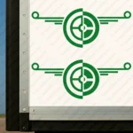 Greece Daf Truck Body Stickers, Modern Logo Shape Only