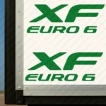 Greece Daf Truck Body Stickers, XF Euro 6 Logo