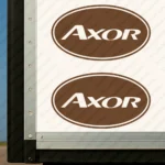 Brown Mercedes Truck Body Stickers, Axor Inside Round Frame