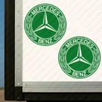 Greece Mercedes Truck Body Stickers, Retro Logo Bold