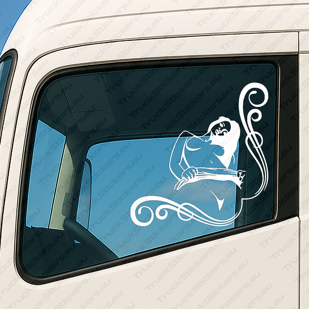 window-sticker-for-trucks-90160-white White Women Truck Window Sticker