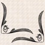 Closeup of Scania Truck Window Sticker, Griffin with Corner Flourish Graphics