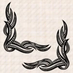 Closeup of Flowers Truck Window Sticker, Version 10