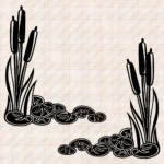 Closeup of Flowers Truck Window Sticker, Version 11