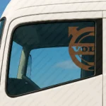 Brown Volvo Truck Window Sticker, Half Bold Classic Logo