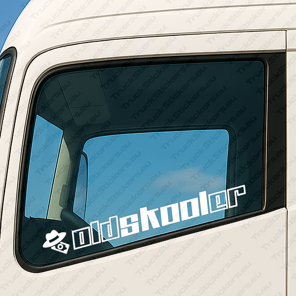 window-sticker-for-trucks-95109-white White Oldskooler Truck Window Sticker
