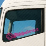 Fuchsia Oldskool Style Truck Window Sticker