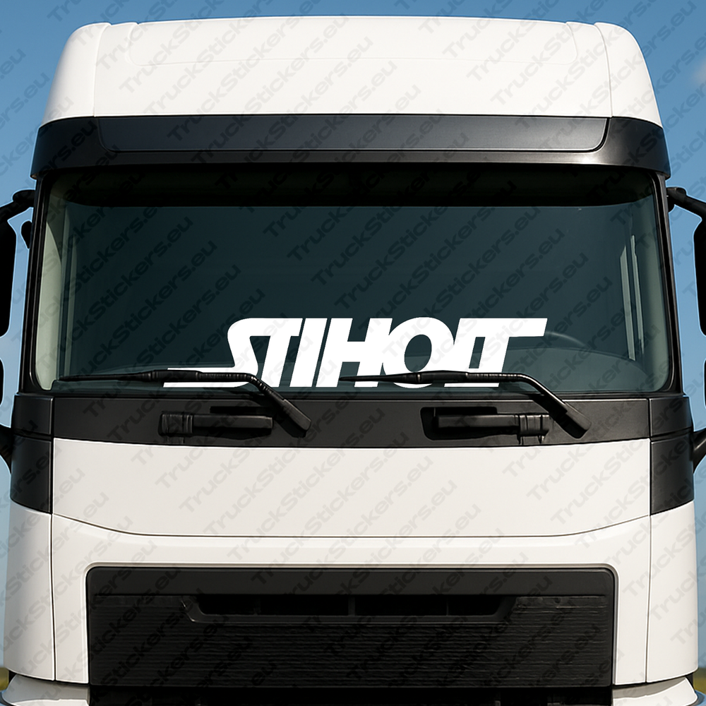 windshield-sticker-for-trucks-90235-1-white White Scania Truck Windshield Sticker, Stiholt Logo
