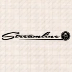 Closeup of Scania Truck Windshield Sticker, Streamline with Griffin in Circle