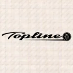 Closeup of Scania Truck Windshield Sticker, Topline with Griffin in Cirlce