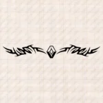 Closeup of Renault Truck Windshield Sticker, Logo without Text with Dynamic Wave Graphic